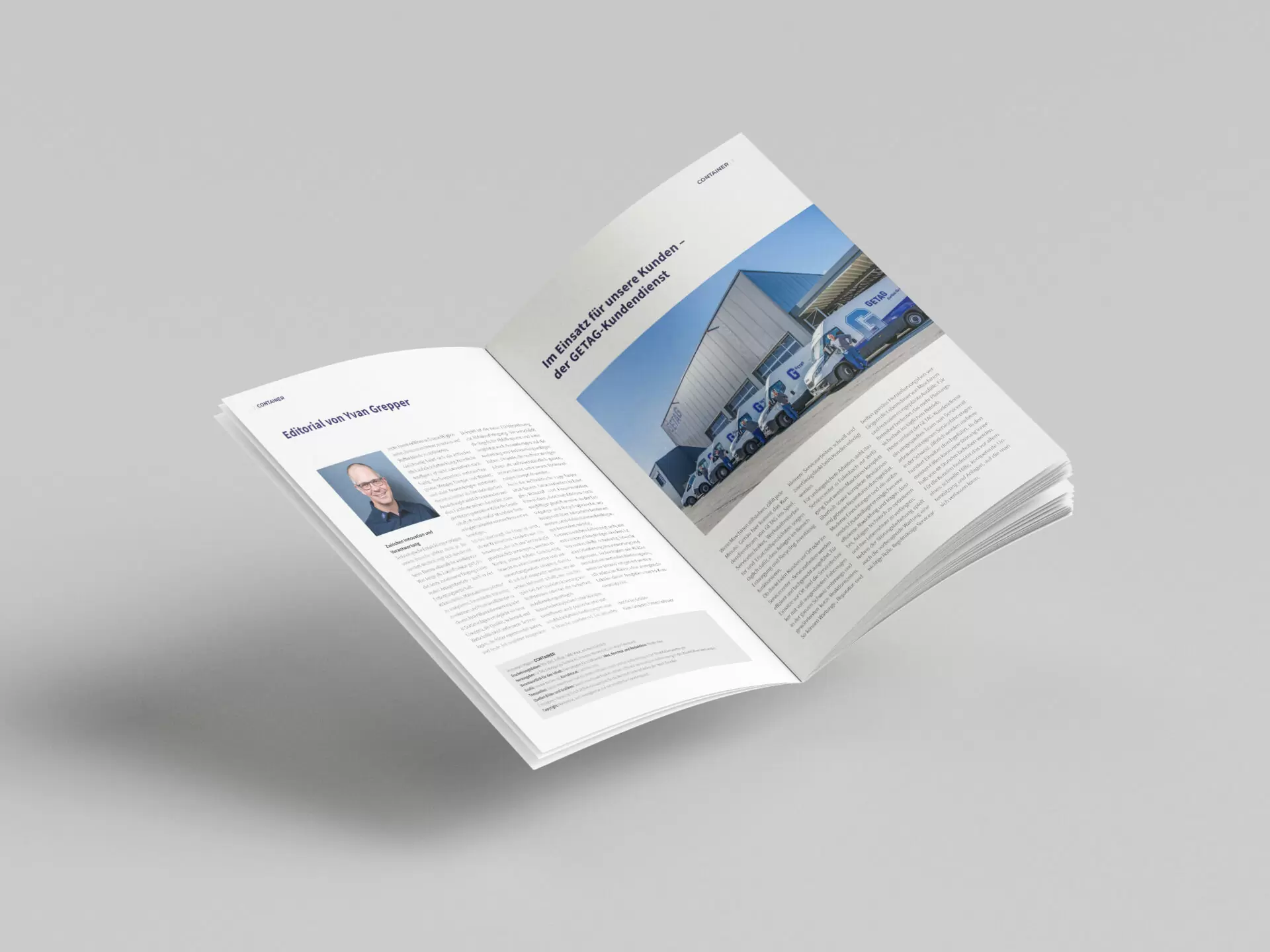 Entdecken Sie unser Kundenmagazin «CONTAINER»